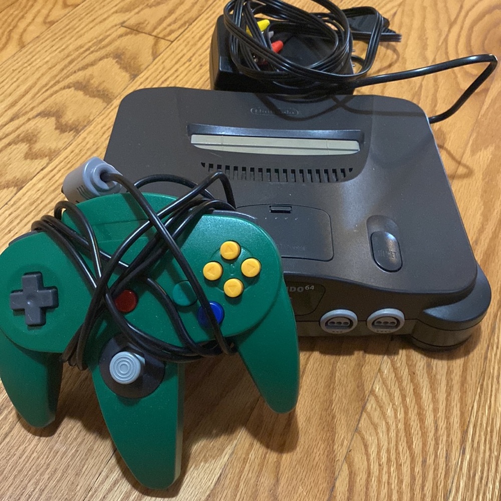 Refurbished like new Nintendo 64 console with controller included.